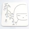 Accessoires Kimmidoll  Dessous De Plat Carr� En M�tal Kimmidoll Blanc