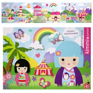 Accessoires Kimmi Junior Stickers repositionnables et son livret Panoramique 