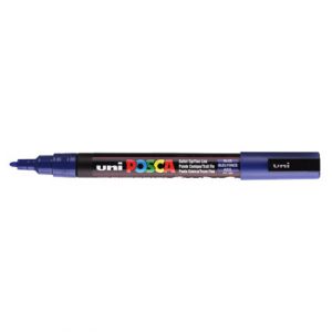 Posca 1,5mm Pc-3m Bleu Fonc�