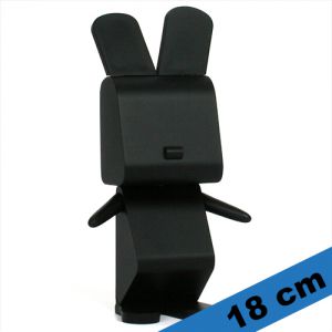Moyens mod�les Lapin Qbic Noir (18cm)