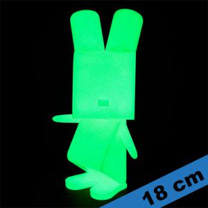 Moyens mod�les Lapin Qbic Phosphorescent (18cm)